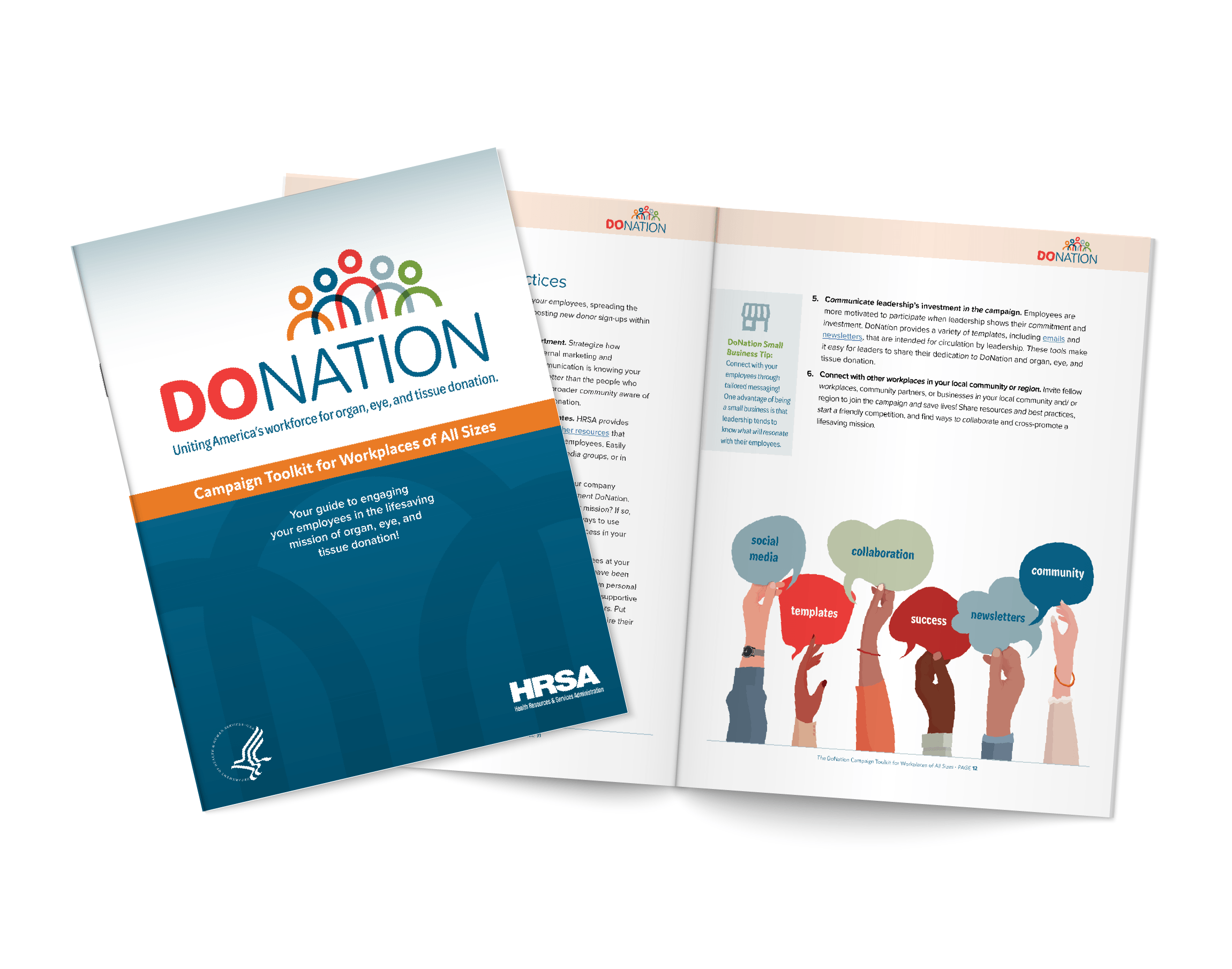 Turnkey outreach materials and engagement guides supported campaign activities.