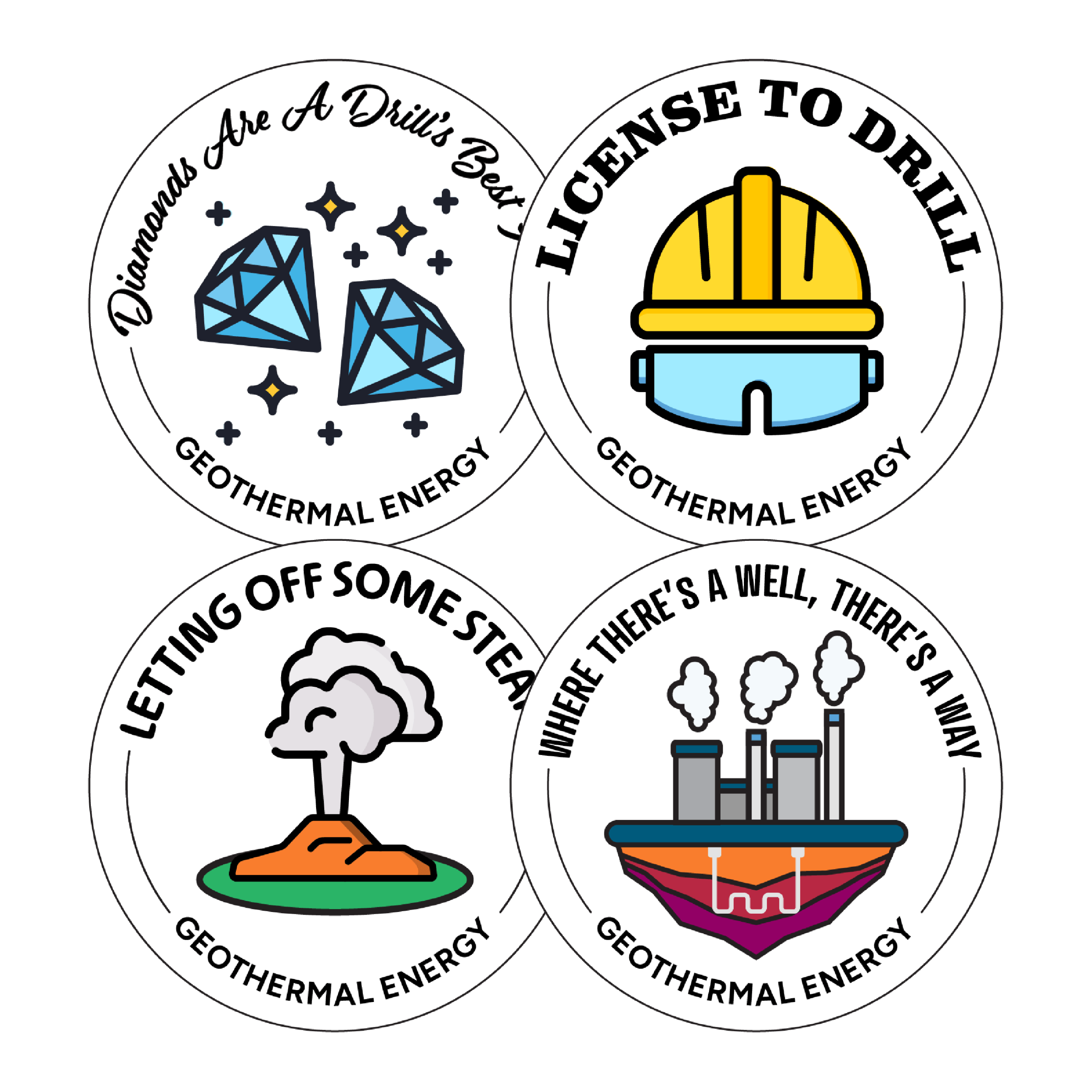 Takeaway stickers